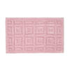 BADEMATTE 50/80 cm geometrisch - Pink, Textil (50/80cm) - Homescapes