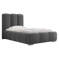 POLSTERBETT Wizko 90 - Chromfarben/Grau, Holz/Metall (90/200cm) - MIRJAN24