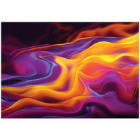FOTOTAPETE Abstrakt 3D Orange 400x280 cm - Multicolor, Papier (400/280cm) - Wallarena