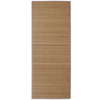 TEPPICH Rechteckig 80/200 cm aus Bambus Braun - Braun, Naturmaterialien/Holz (80/200cm) - vidaXL