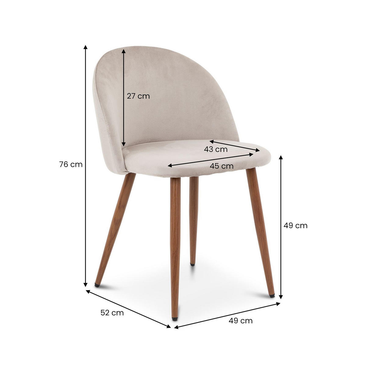 ESSGRUPPE LOIRE/NAVIA 3er Set schwarz - Schwarz, Metall - IDIMEX