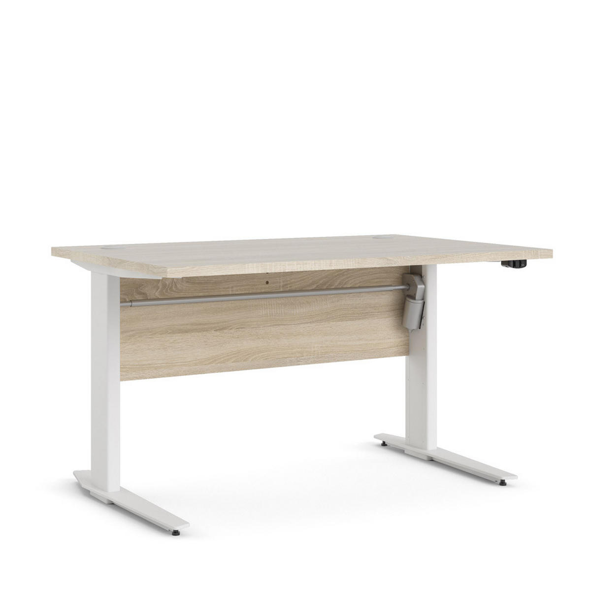 SCHREIBTISCH Eiche Dekor - Eiche Wotan, Holzwerkstoff (81/121/75cm) - ebuy24