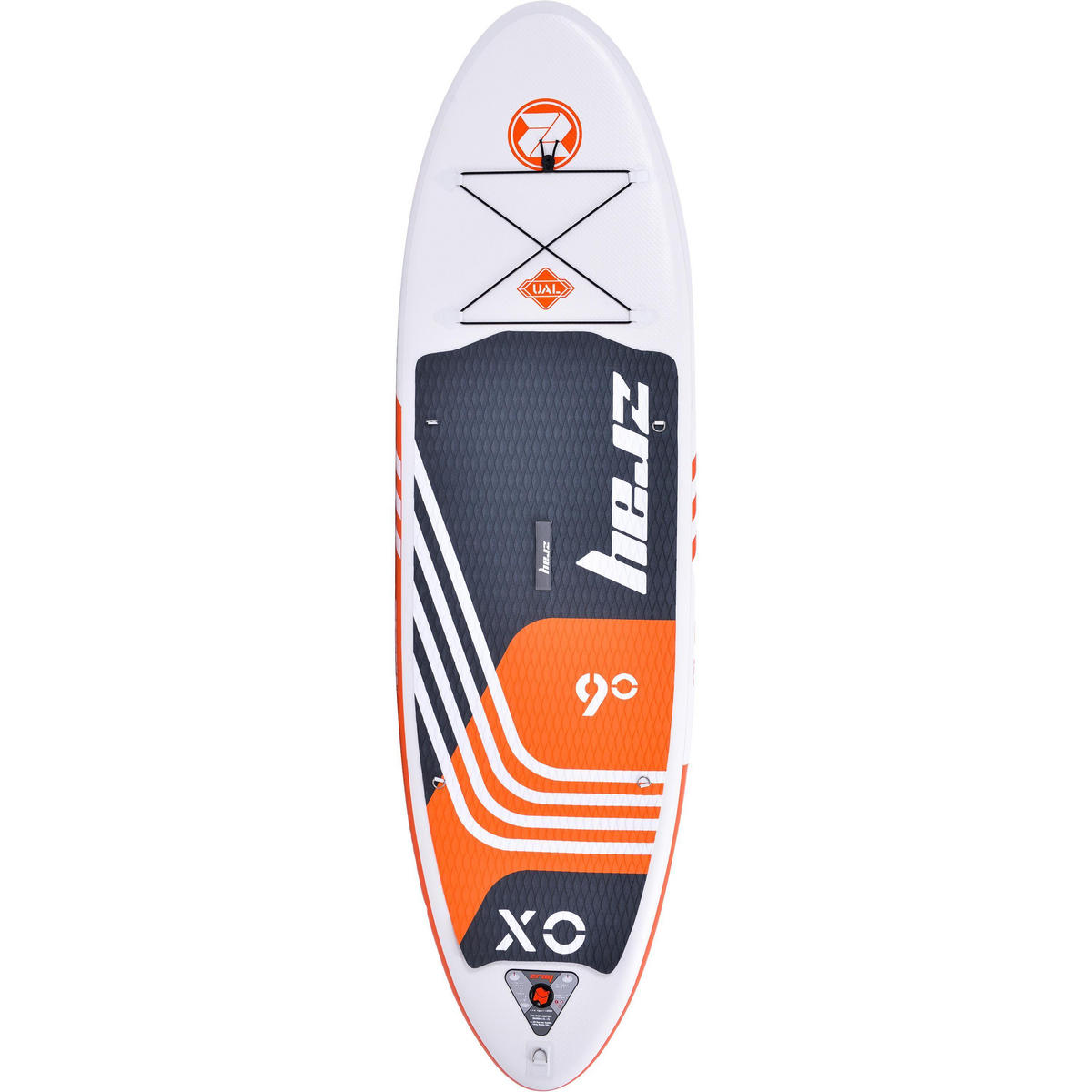 STAND-UP-PADDLE-BOARD X0 SUP Komplettset 275 x 76 x 13 cm mit viel Zubehör - Orange, Kunststoff (275/76/13cm) - Zray