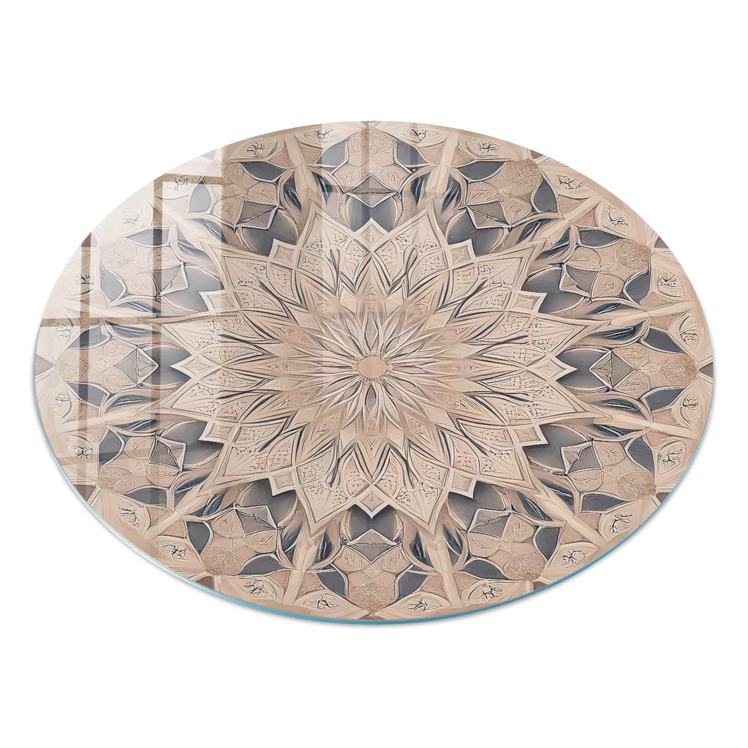 ArtPrintCave Glasplatte Grau 70x70x0.4 cm