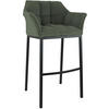 BARHOCKER Metall Grün - Schwarz/Grün, Metall (64/110/48cm) - CLP