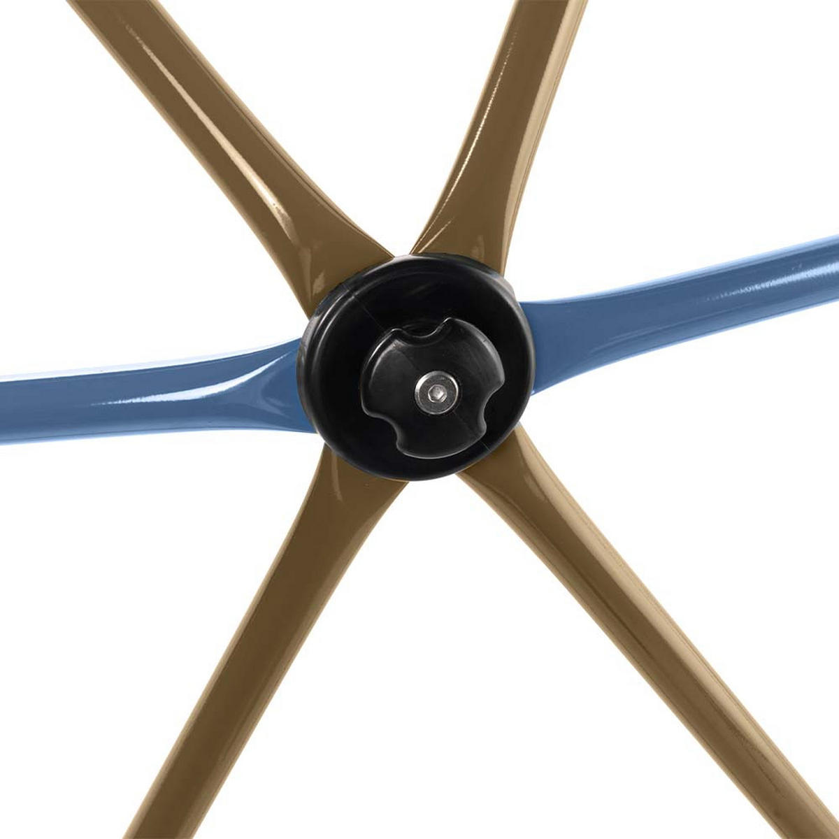 KLETTERGERÜST MATTI - Blau - Blau/Bronzefarben, Kunststoff (305/150/305cm) - Home Deluxe