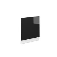 FRONTBLENDE Fame-Line Schwarz Eiche hochglanz 60 cm ohne AP - Schwarz Hochglanz/Schwarz, Holzwerkstoff (60/67.4/1.6cm) - Vicco