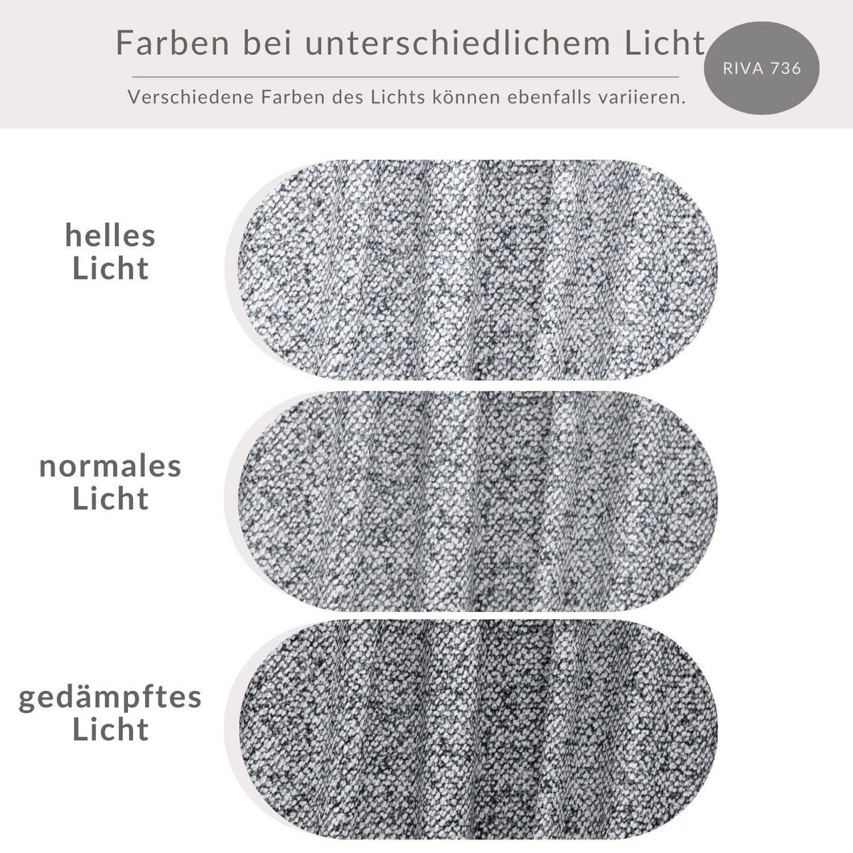 ECKSOFA Melani Grau Webstoff - Rechts Seite - Schwarz/Grau, Holz/Holzwerkstoff (162/256cm) - Maison de Reve