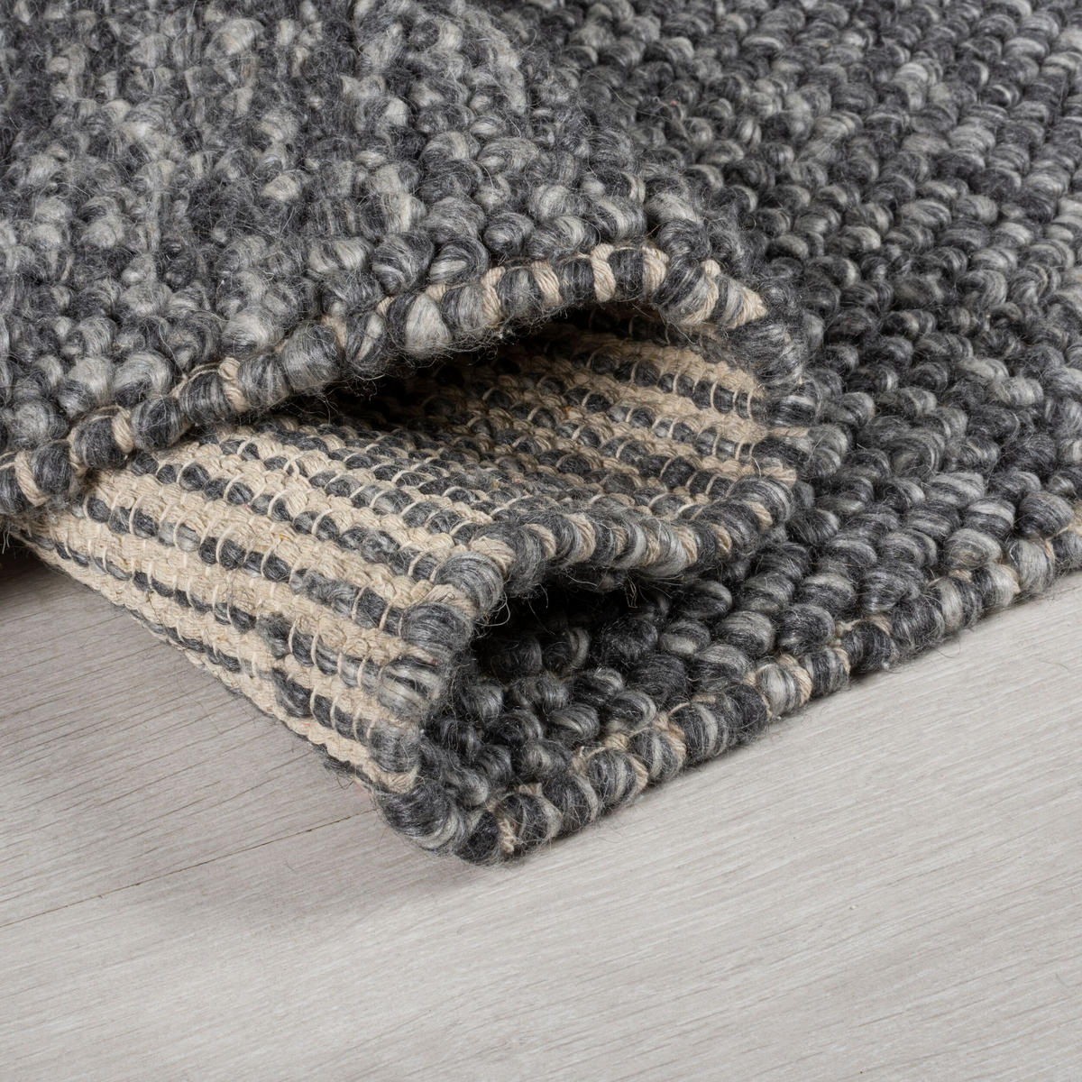 TEPPICH Uni-Design, hochdicht MEDWAY, Anthrazit 60x230 cm - Anthrazit, Textil (60/230cm) - KADIMA DESIGN