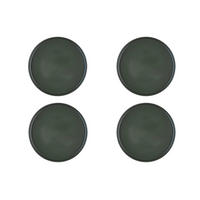 TELLER Scandi Ø27,5cm - 4er-Set - Olive - Grün, Keramik (27.5cm) - Björn