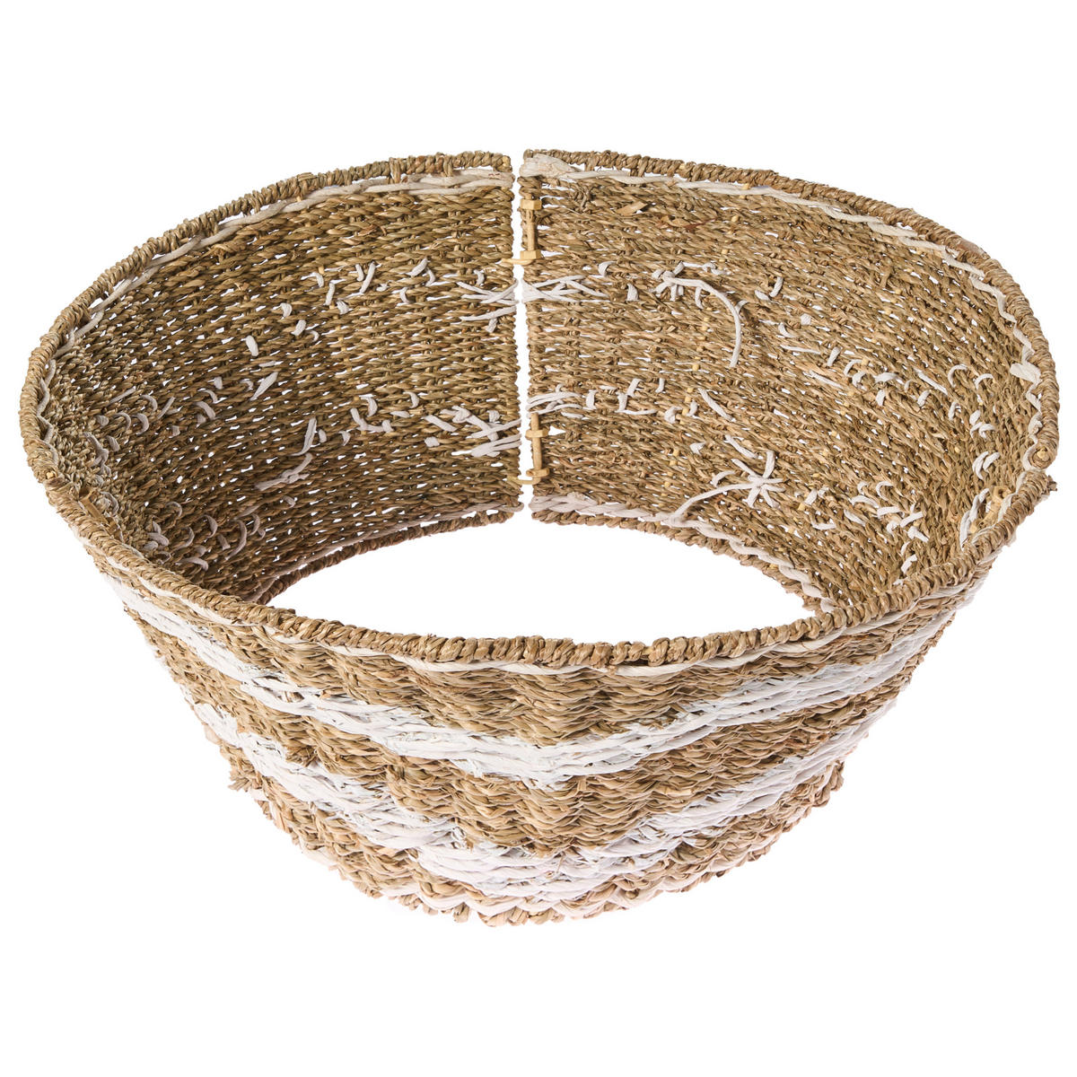 WEIHNACHTSBAUMKRAGEN 29 cm Naturfarben Hiver - Naturfarben, Naturmaterialen (29cm) - Beliani