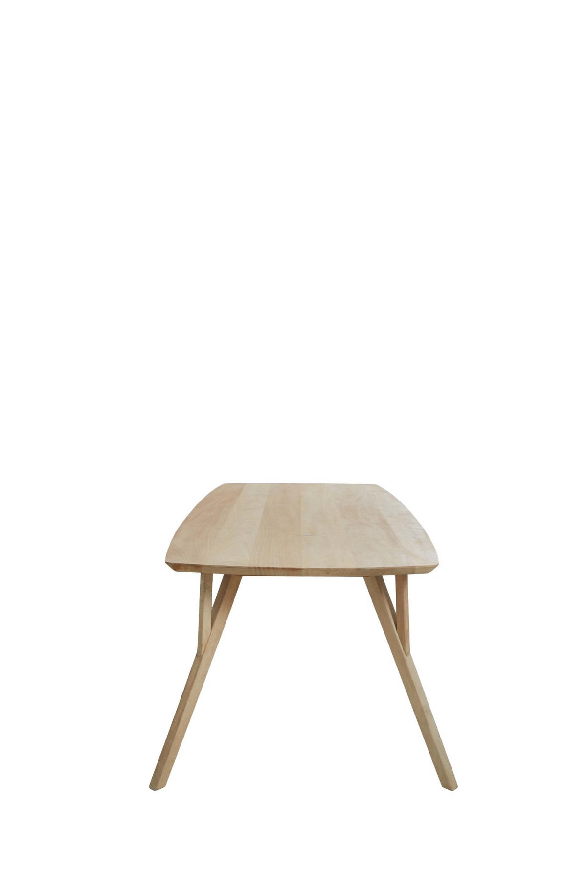 ESSTISCH Quenza Braun 200/100/76 cm - Hellbraun, Holz (200/100/76cm) - Light & Living