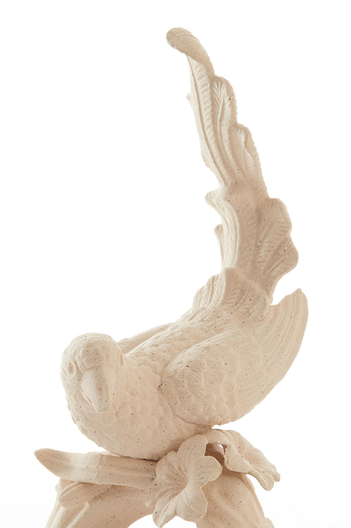 ORNAMENT Vogel Weiß 21,5/17/35 cm - Weiß, Keramik (17/35/21.5cm) - Light & Living