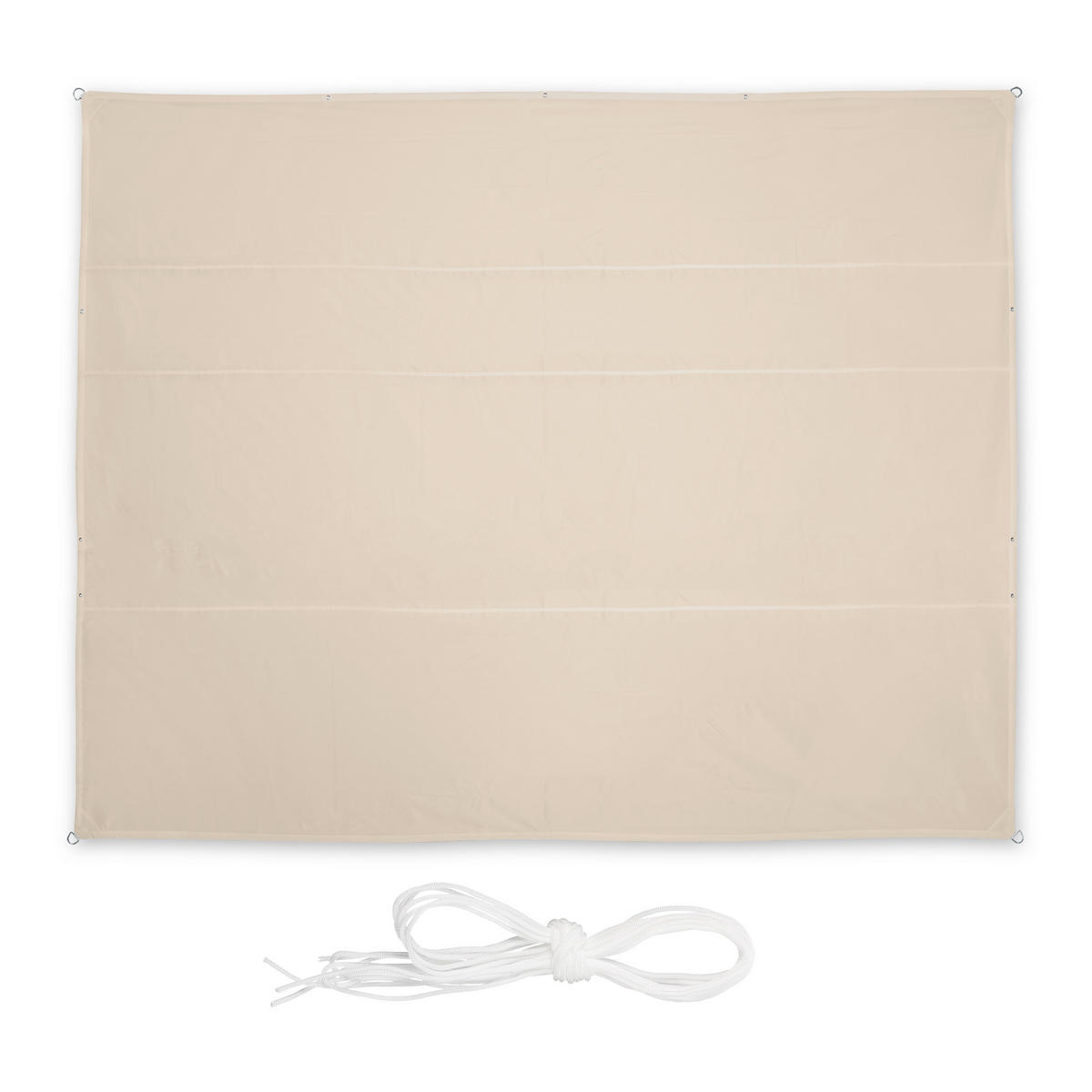 SJENILO - bež, tekstil/metal (600/500cm) - Relaxdays