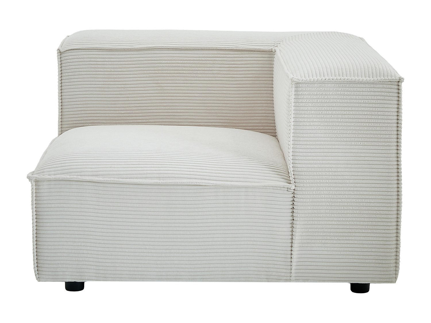 SESSEL mit gerader Rückenlehne - 1 Person - samt - beige Ruzolo - Beige, Holz/Textil (103/67/103cm) - Vente-Unique