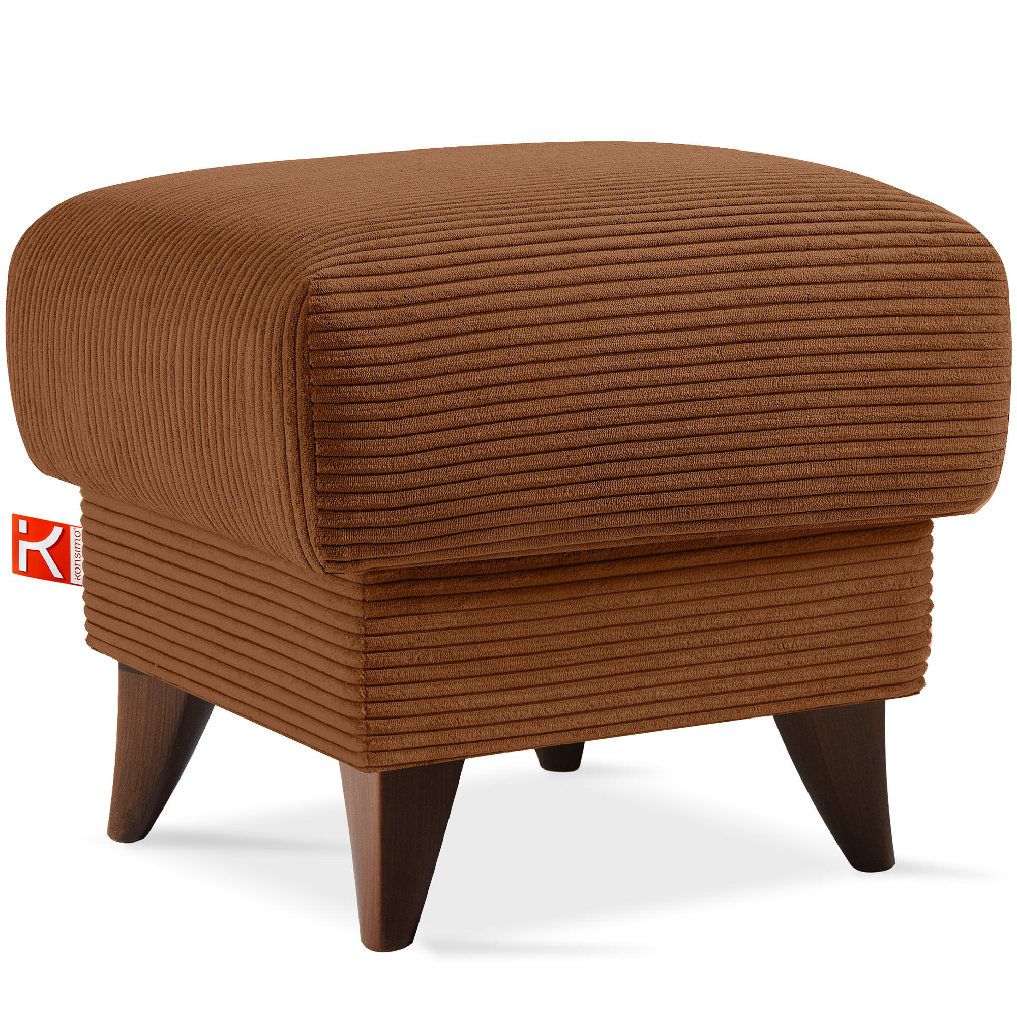Konsimo® Fußstütze Rotbraun 53x49x53 cm