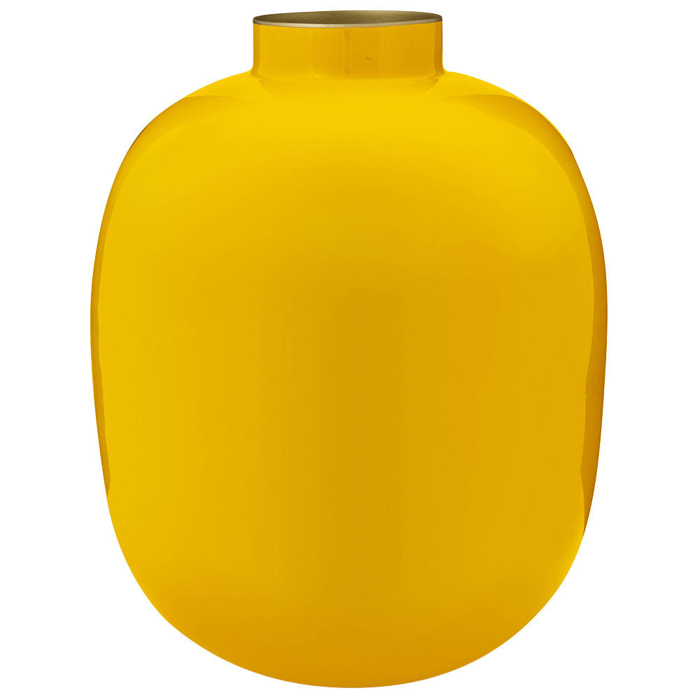 VASE Metal ocker 32 cm - Gelb, Metall (31cm) - Pip Studio