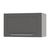 KLAPPHÄNGESCHRANK Kvantum W4B/60-AV Graphit Matt / Grau Matt 60 / 32,5 / 36cm - Graphitfarben/Grau, Holz/Holzwerkstoff (60/36/32.5cm) - Feldmann-Wohnen