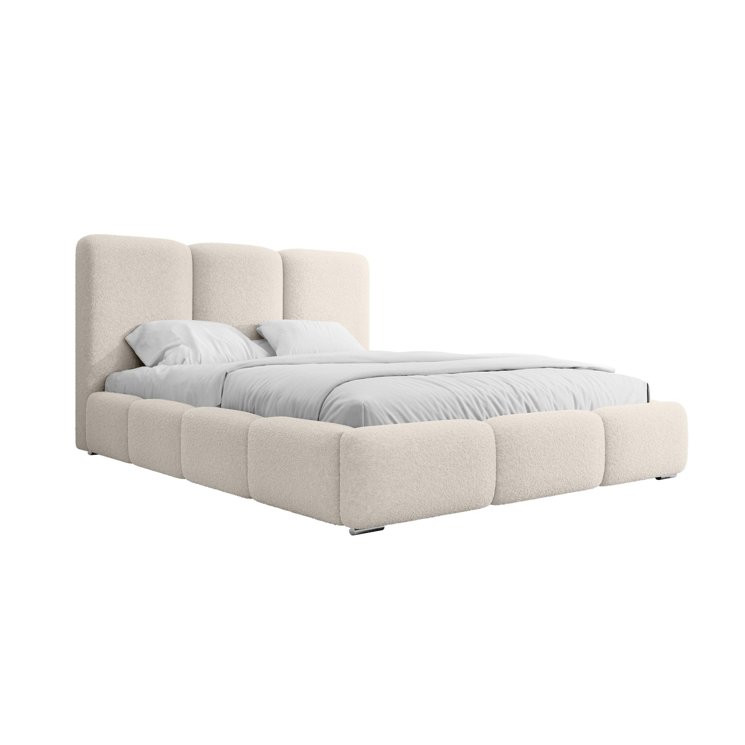 POLSTERBETT Doppelbett Kestle 140x200 cm Beige - Beige, Textil (140/200cm) - Fedve