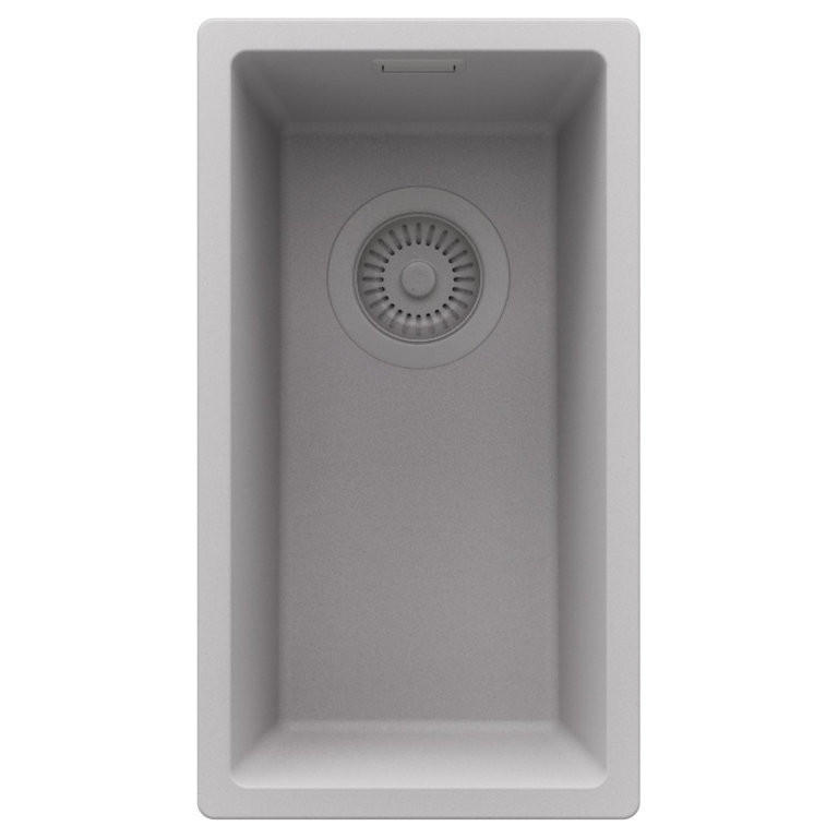 UNTERBAUSPÜLE GRANIT London, 2-er set Grau 26/47 cm 1 Becken + Ablauf-Set ab 30er Unterschrank - Grau, Kunststoff (26/20/47cm) - Primagran