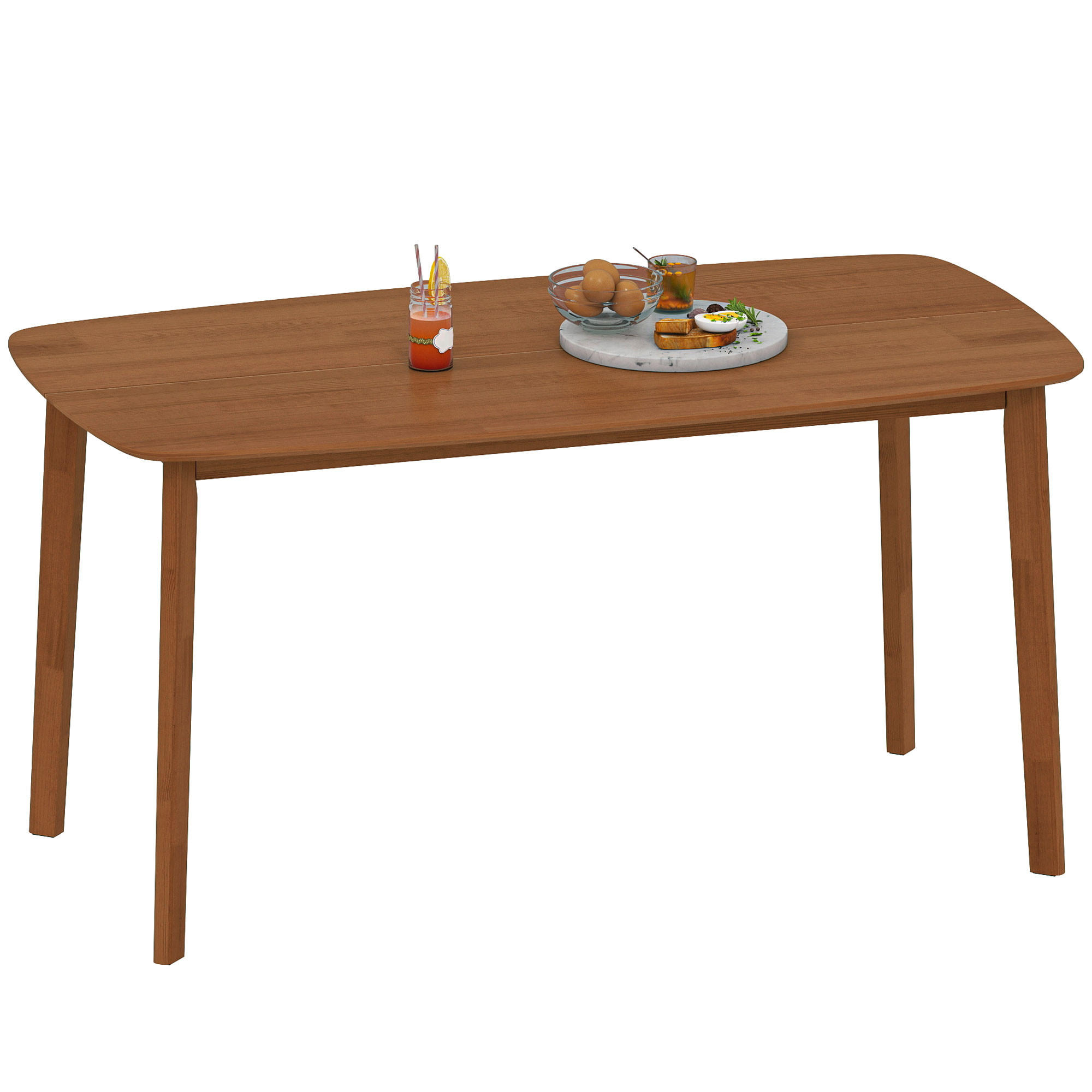 ESSTISCH Braun 1 Stück - Braun, Kunststoff (150/80/76cm) - GiPP