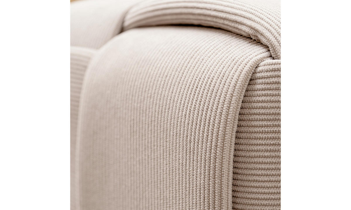 HOCKER CUBETTO 38/38/38 cm Beige - Beige, Textil (38/38/38cm) - Lookway