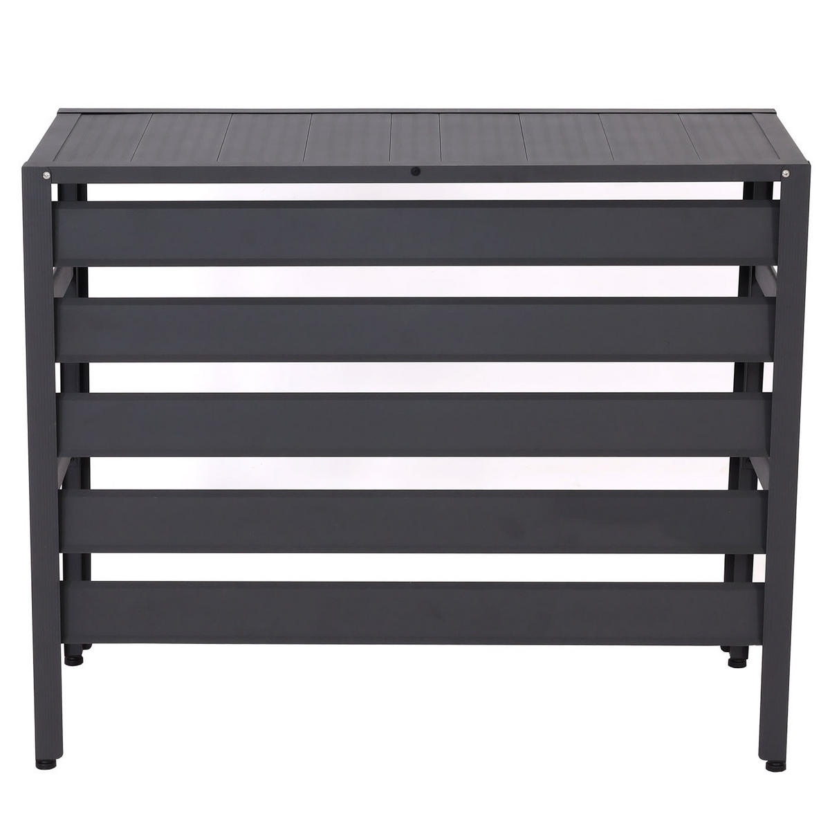 VERKLEIDUNG für Klimaanlage/Wärmepumpe 73x90x38cm Grau - Grau, Metall (90/73/38cm) - PROREGAL