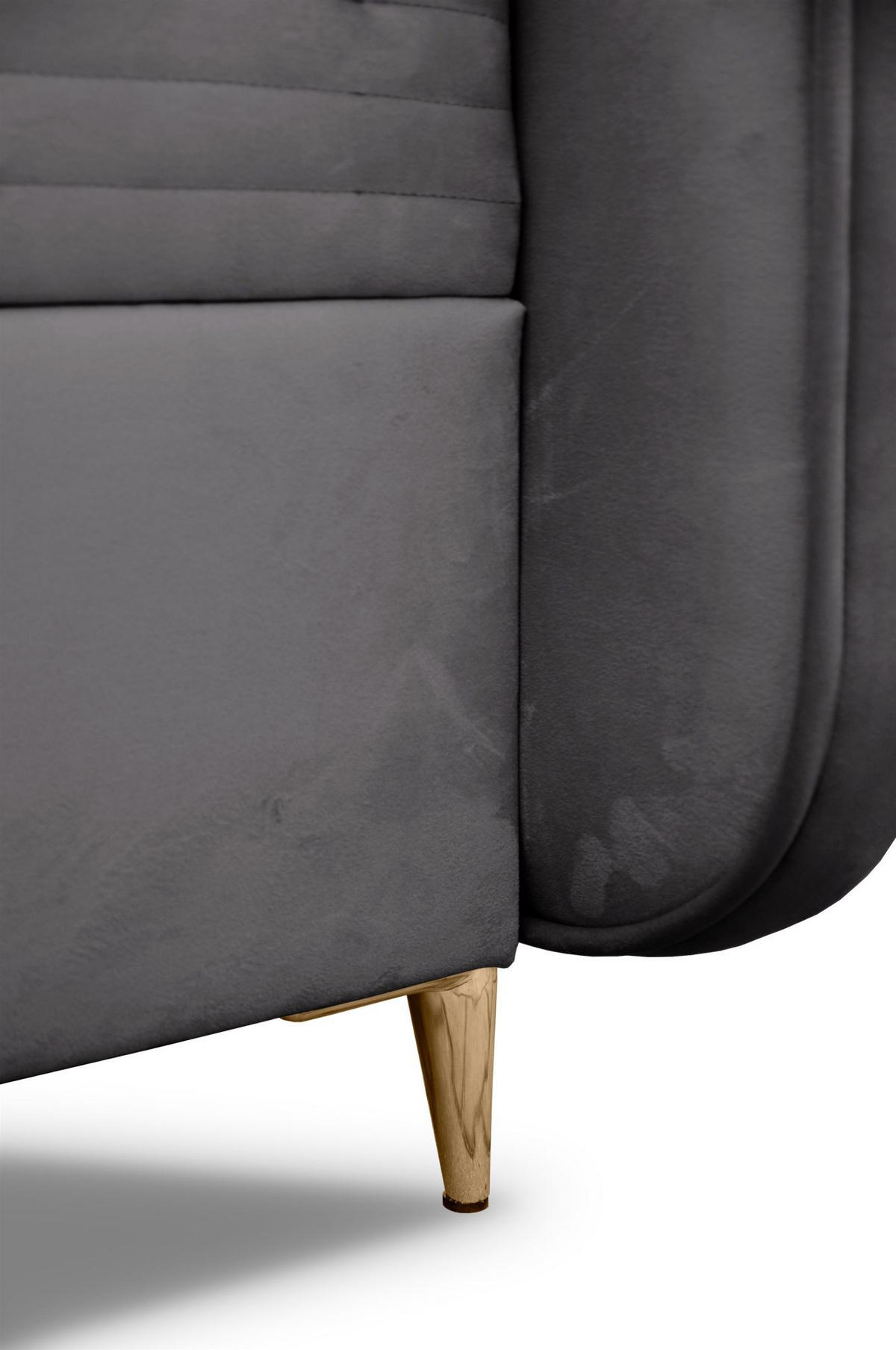 BOXBETT Alize - Anthrazit, Holzwerkstoff/Textil (200/200cm) - Fun Möbel