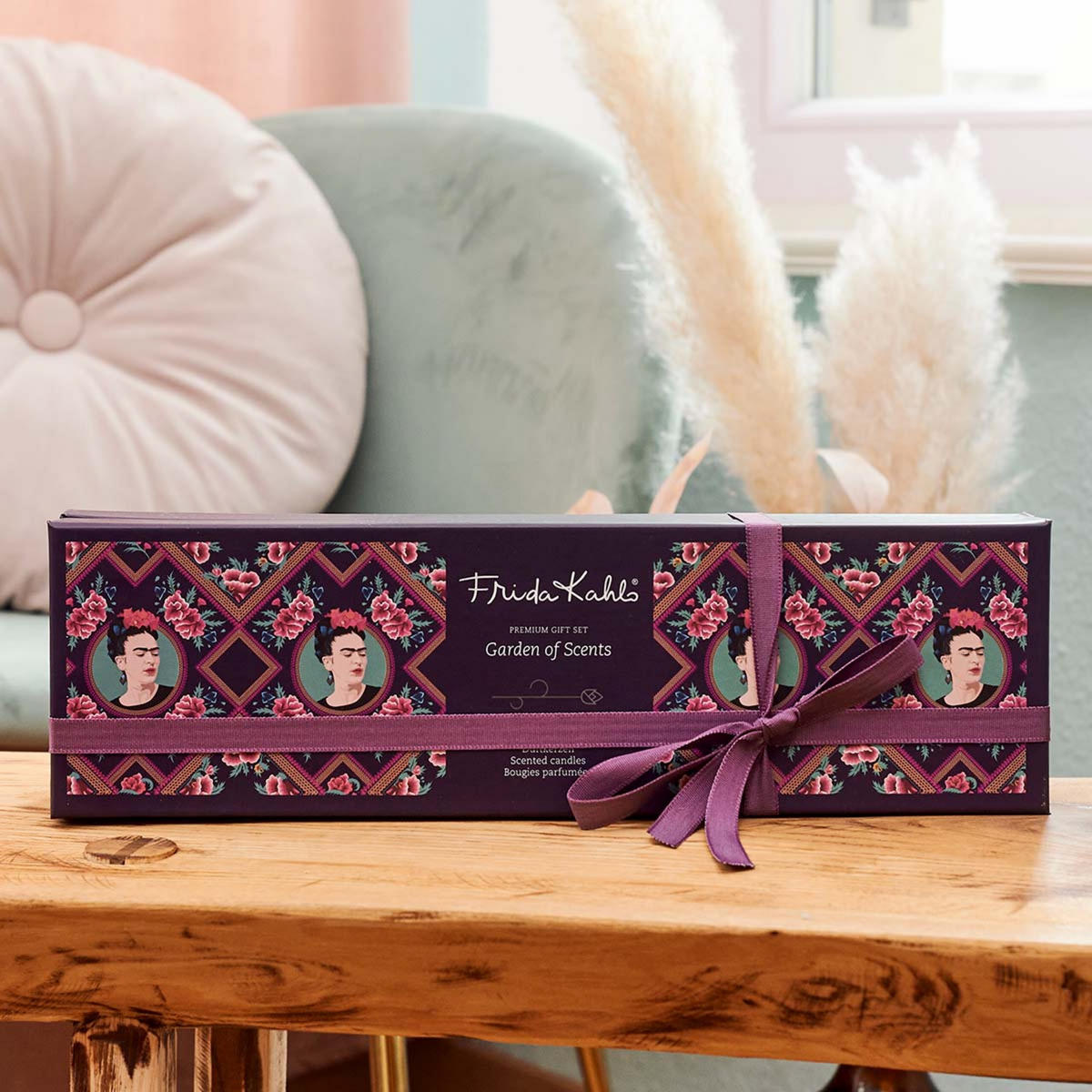 5tlg.DUFTKERZEN Set - Multicolor, Glas/Naturmaterialen (11cm)