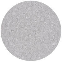FEINSCHLINGE DESIGNER TEPPICH RUND CIRCLE - Grau, Textil (200/200cm) - Snapstyle