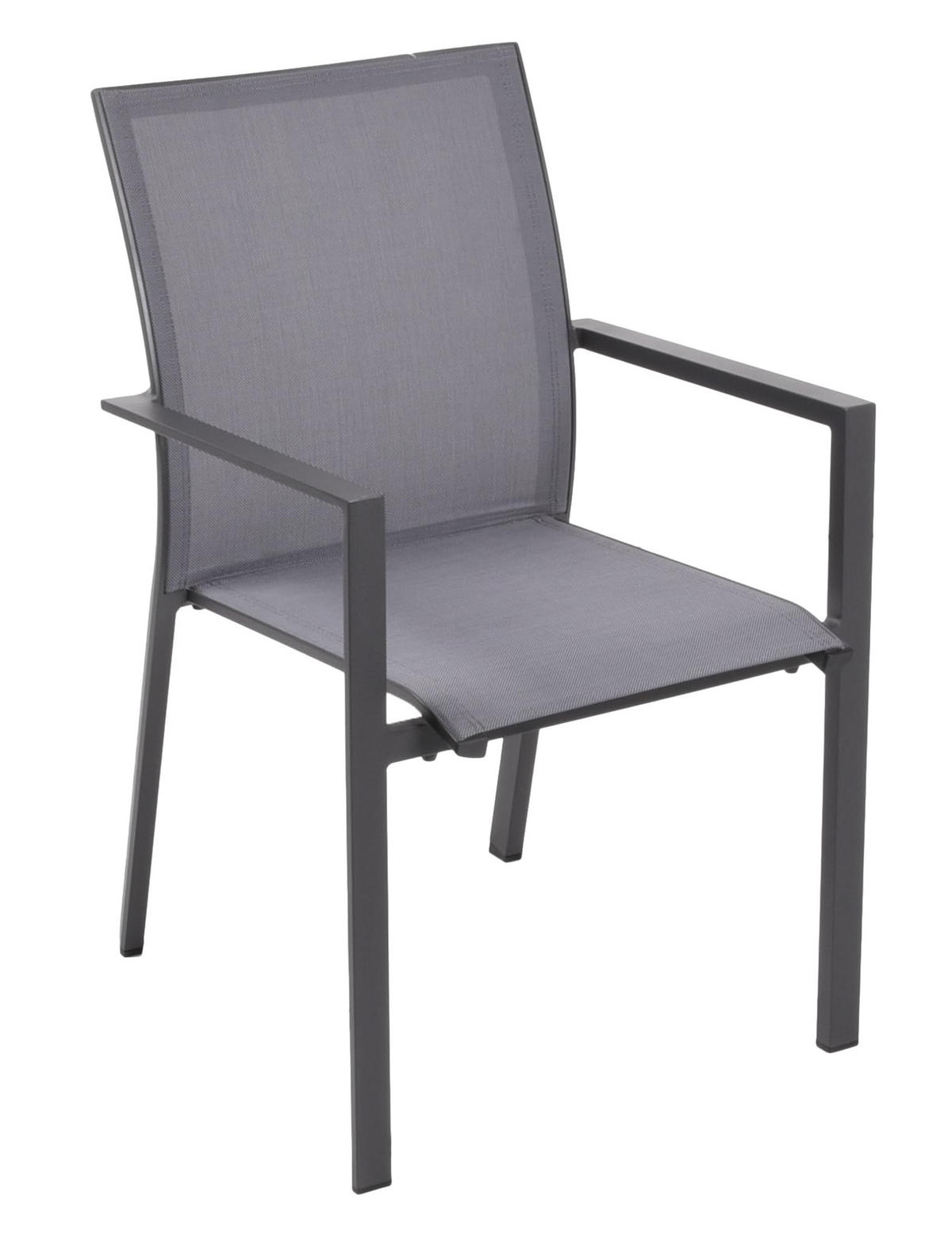 GARTEN-SITZGRUPPE Fabio 7-teilig Gartenmöbel-Set - Grau, Kunststoff - DELUKE