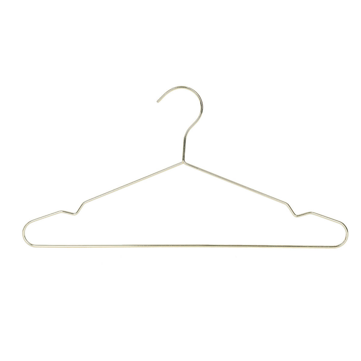 KLEIDERBÜGEL 10er Set Metall - Goldfarben, Metall (42/21/42cm) - SVITA