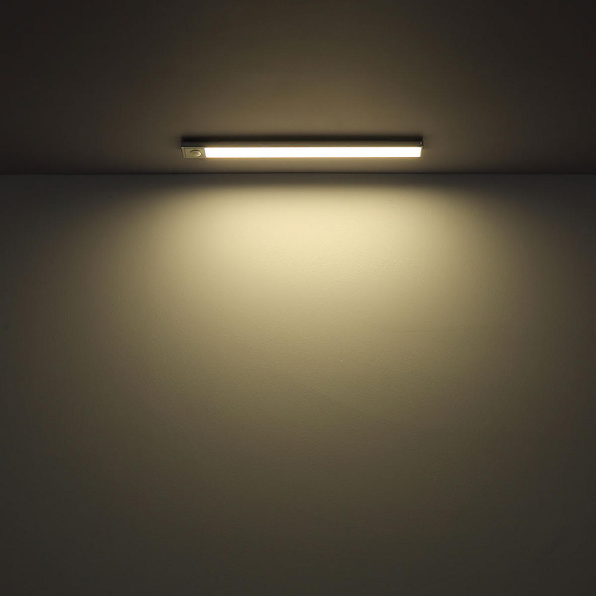 LED UNTERBAULEUCHTE Alu Silber Dimmbar - Silberfarben, Metall (40/4/1cm) - Globo Lighting