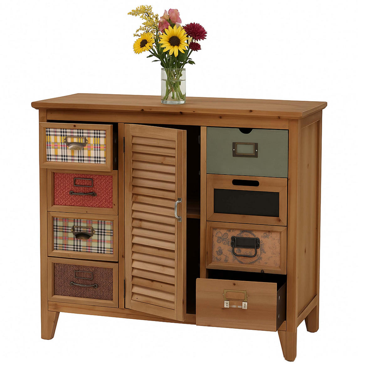 APOTHEKERKOMMODE Braun - Braun, Holz (91/80/40cm) - MCW