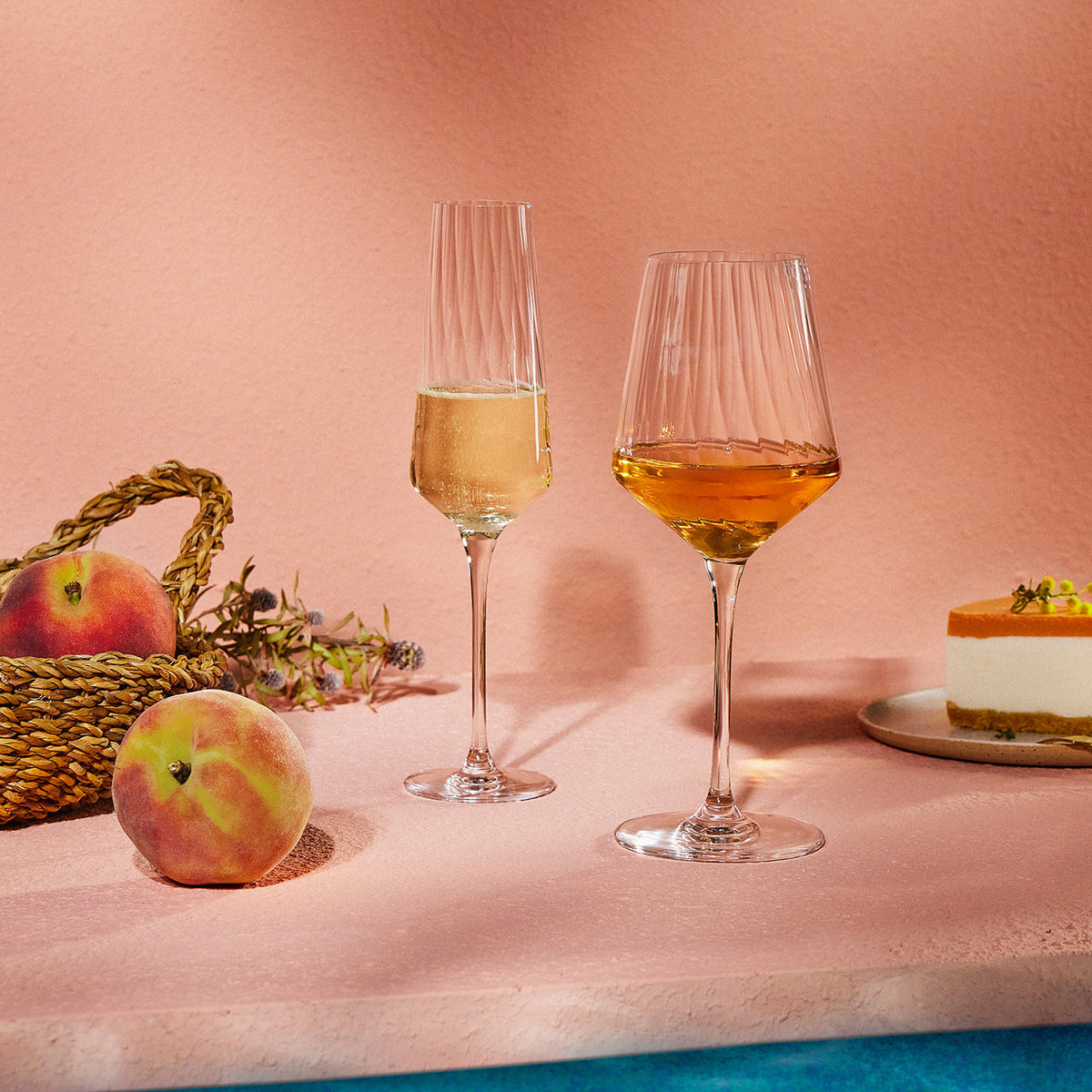SEKTGLÄSER, 2er-Set, 200 ml - Transparent, Glas (0.2L) - Krosno Glass