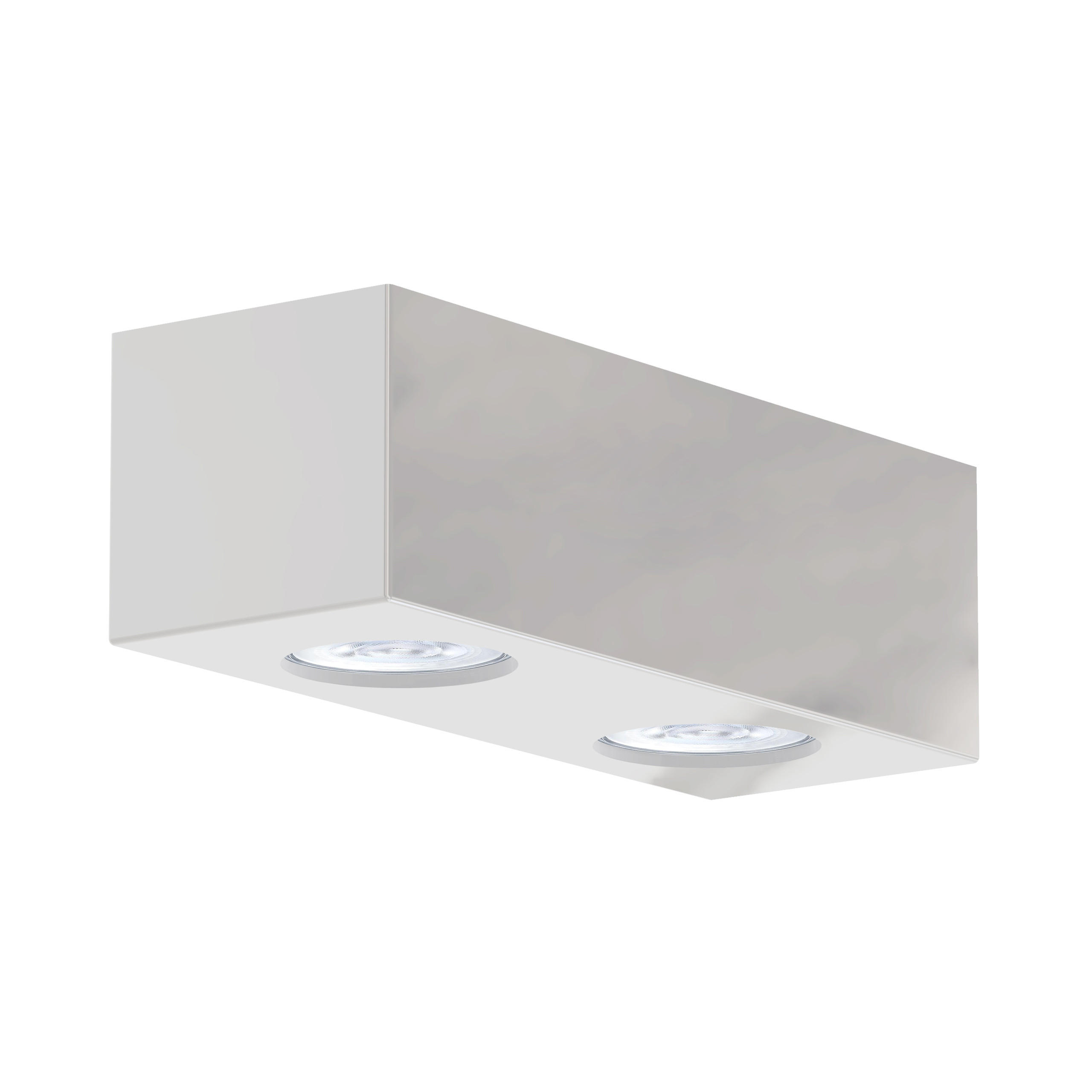 Lumicom Deckenleuchte Weiß Hochglanz 25x7x10 cm