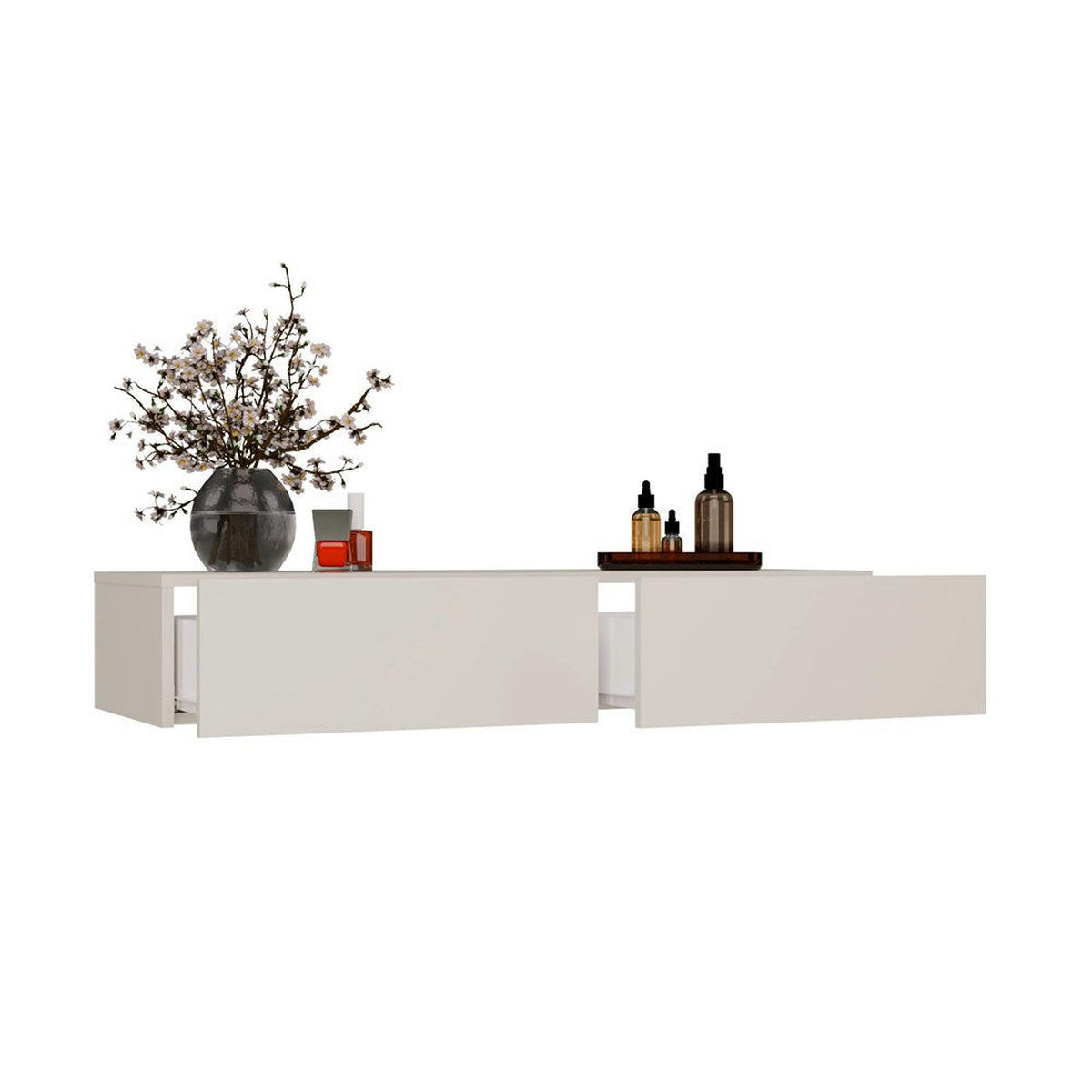 SCHMINKTISCH Lyra - Kaschmir, Holzwerkstoff (40/110/20cm) - kommodly