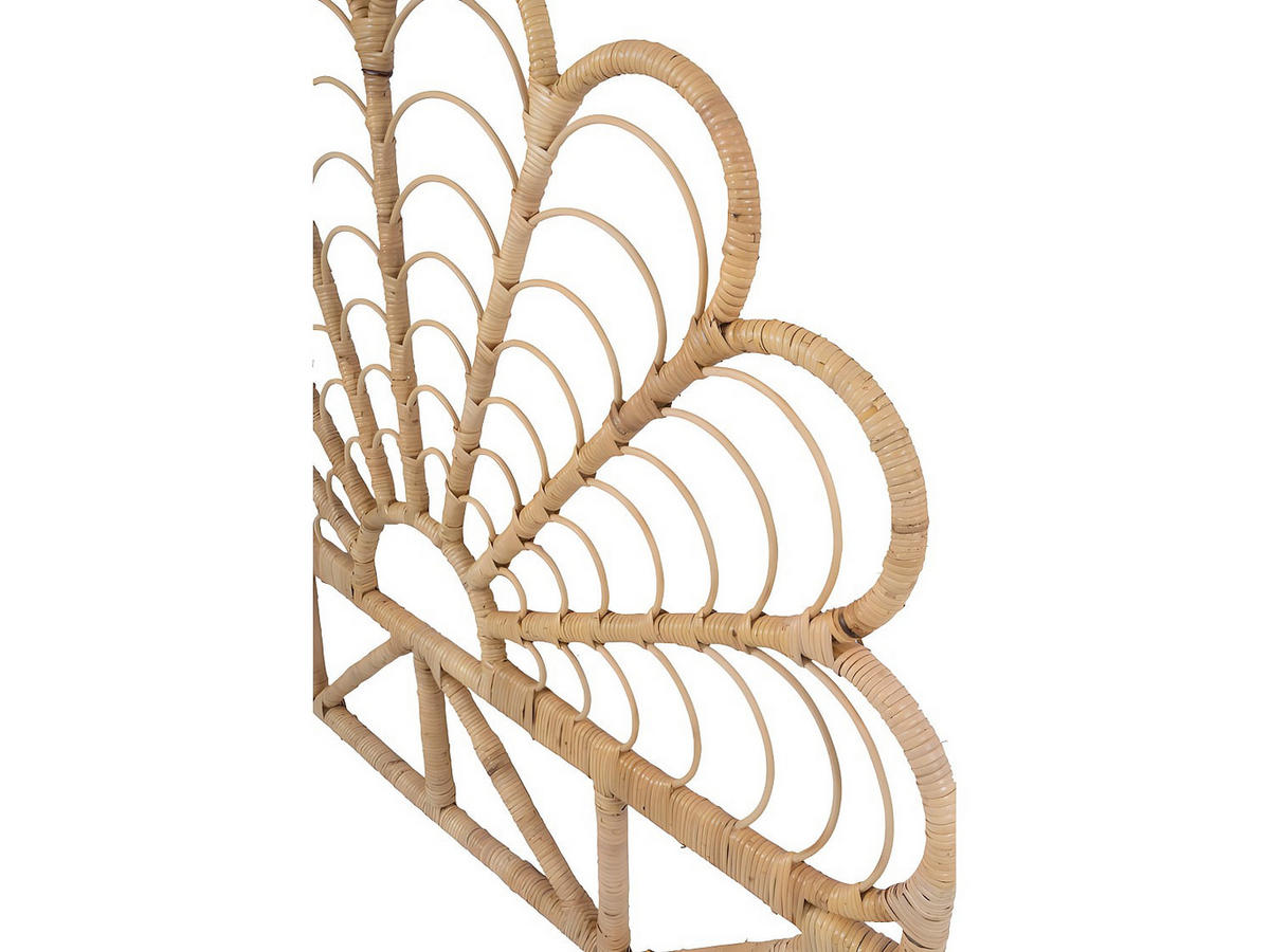 BETTKOPFTEIL - Rattan - 140 cm - Naturfarben - FLOSIA - Naturfarben, Holzwerkstoff (145/135/4cm) - Vente-Unique