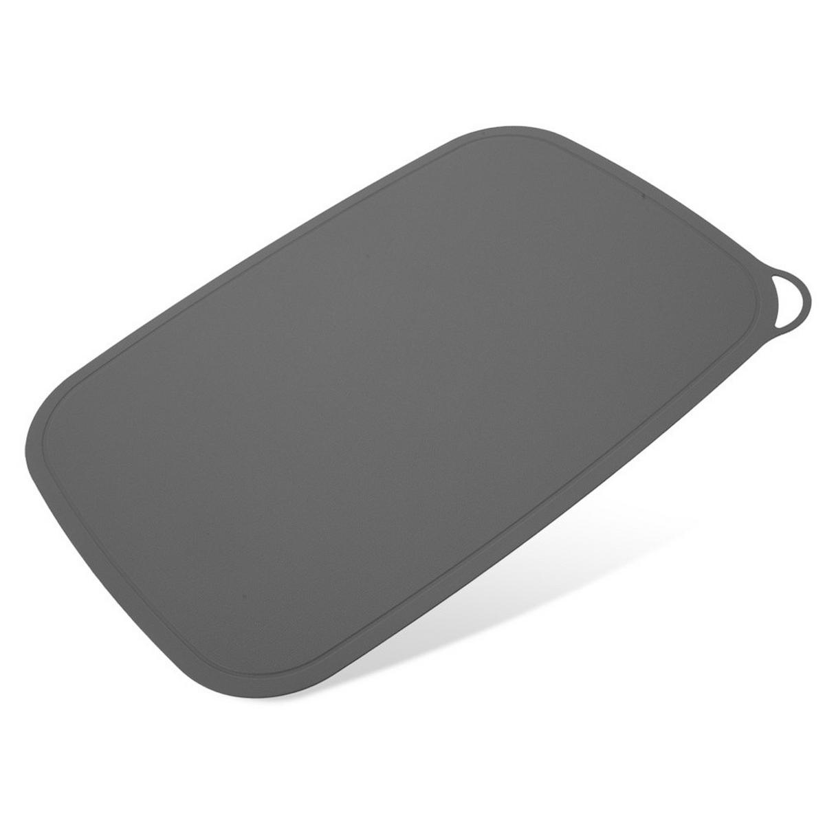 SCHNEIDEBRETT-MATTE Ela flexibel grau - Grau, Kunststoff (23/33.5cm) - Orion 