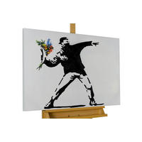 ACRYLBILD HANDGEMALT 100/75 cm - Multicolor, Holz/Textil (100/75cm) - KUNSTLOFT