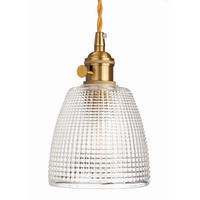 PENDELLEUCHTE Paris - Transparent/Goldfarben, Glas/Metall (12/12/110cm) - kiki design