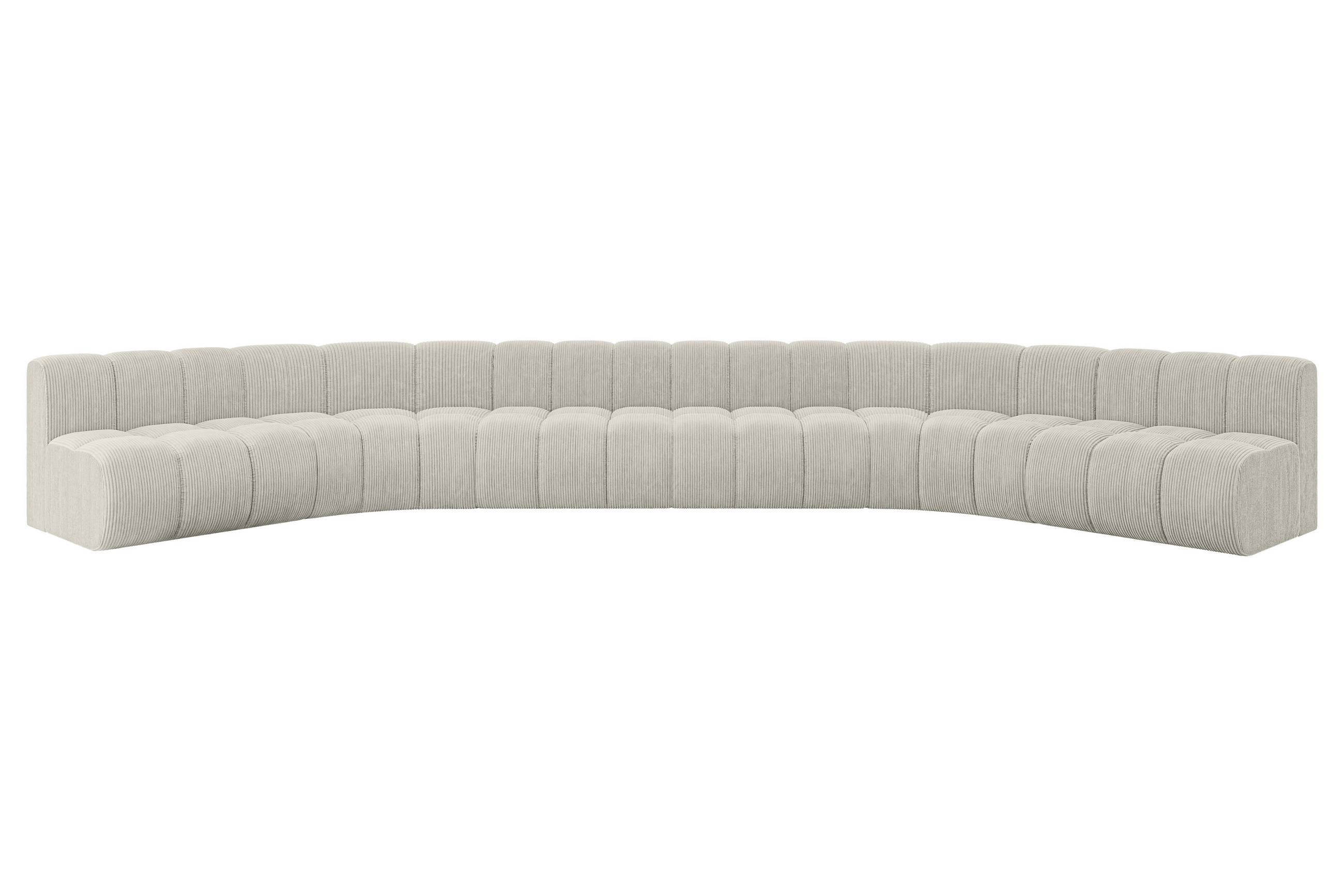 Altdecor Wohnlandschaft Creme 581x70x174 cm