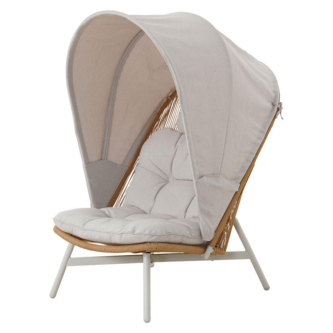 LOUNGESESSEL, Bille, Natur, Rattan, 84 x 114 x 141 cm - Naturfarben, Naturmaterialien (84/141/114cm) - ebuy24