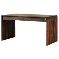 SCHREIBTISCH Sheesham 150x70x76 grau geölt TAMBORA #782 - Grau, Holz (70/150/76cm) - Massivmoebel24