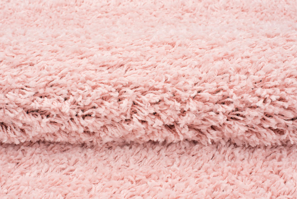 TEPPICH ESSENCE SQUARE Rosa 160/160 cm - Rosa, Kunststoff (160/160cm) - Tapiso