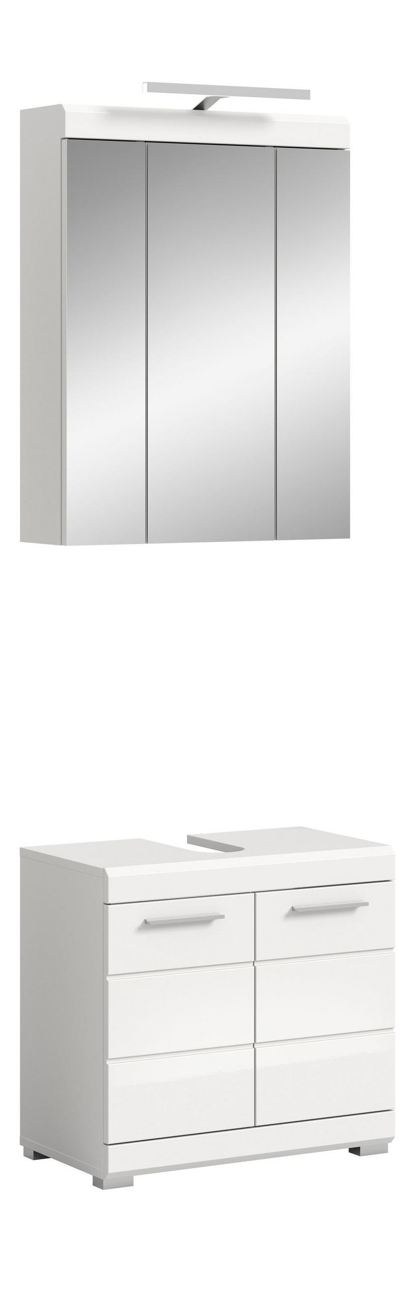 Homes & Jones Badezimmer Weiß 60x191x34 cm