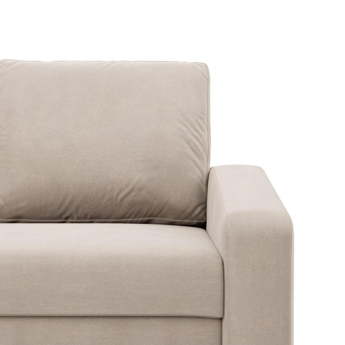 SOFA 3-SITZER MIT SCHLAFFUNKTION NEO, Beige - Beige, Textil (220/85/92cm)