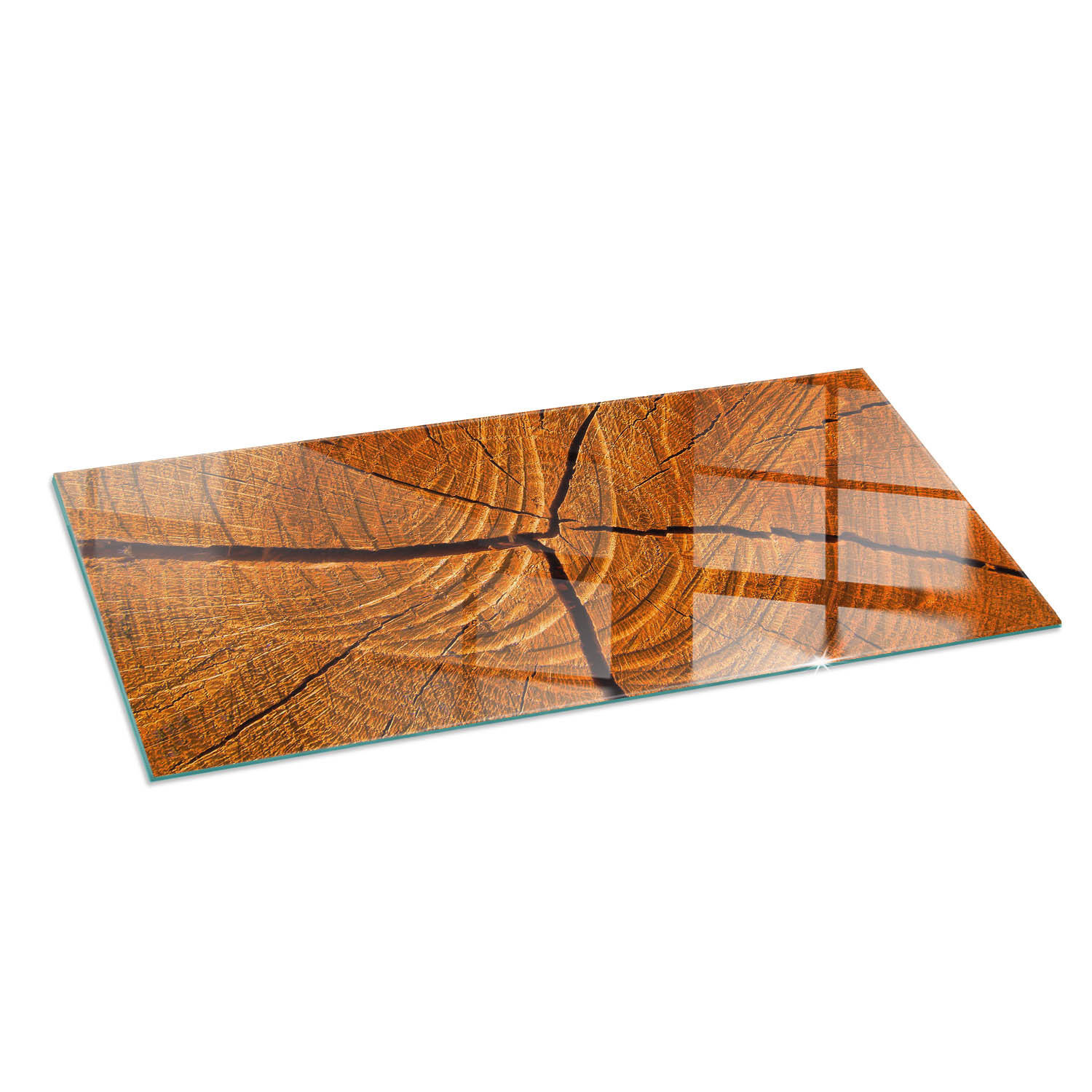 ArtPrintCave Glasplatte Orange 125x50x0.4 cm