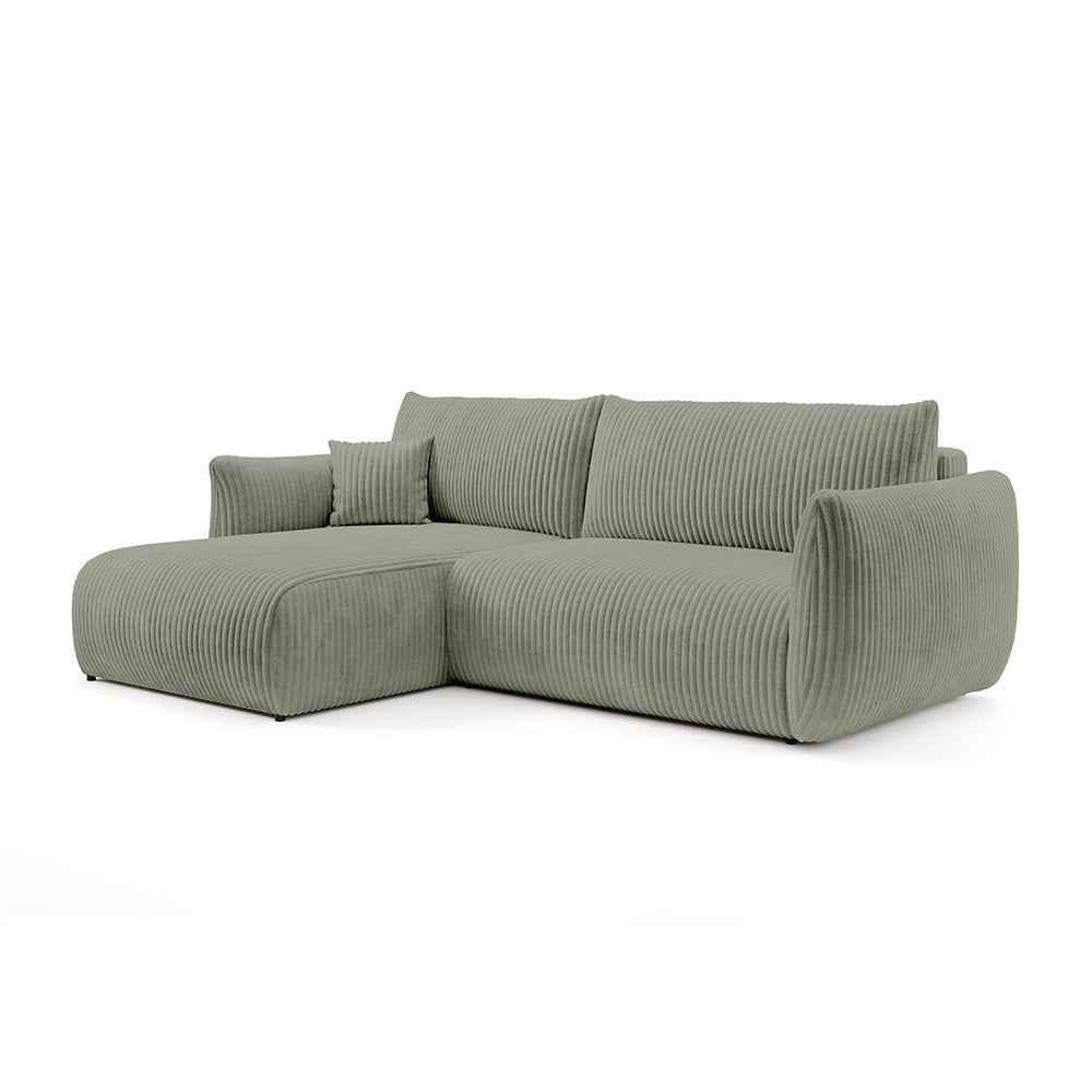 Pillovely Ecksofa Mehrfarbig 257x88x177 cm