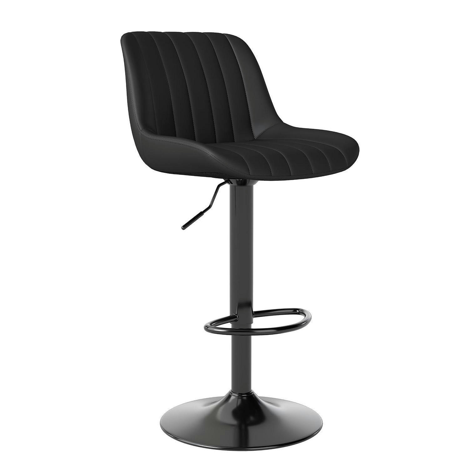 XXXLutz Barhocker Schwarz 46x109x37 cm